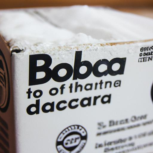 Bicarbonate of soda in various forms and packaging.