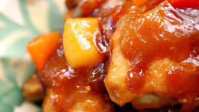 My Heavenly Recipes Baked Sweet And Sour Chicken