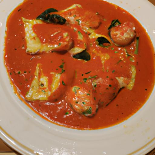 Indulge in the exquisite flavors of Olive Garden's Lobster Ravioli Sauce