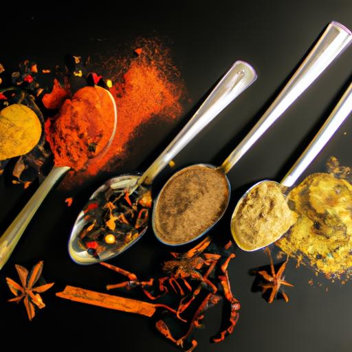 An array of vibrant spices and ingredients that contribute to the diverse flavors of cuisines worldwide.