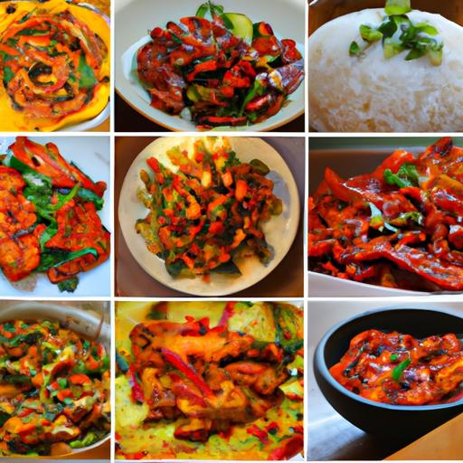 Delicious spicy cuisines from around the world