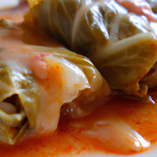 Delicious and tender stuffed cabbage rolls with a flavorful filling